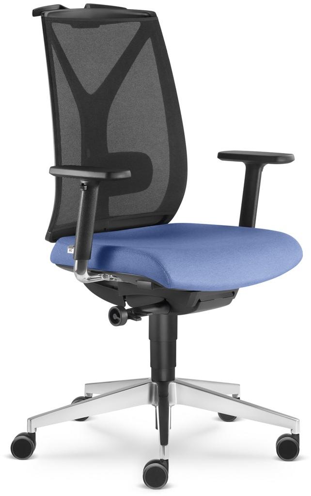 LD Seating Офисный стул из ткани с 5 спицами и подлокотниками Leaf 503-sya - Вид №2