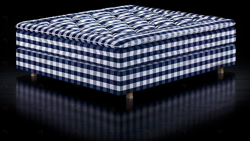 Hästens Двуспальная кровать из ткани sun-id-1361330