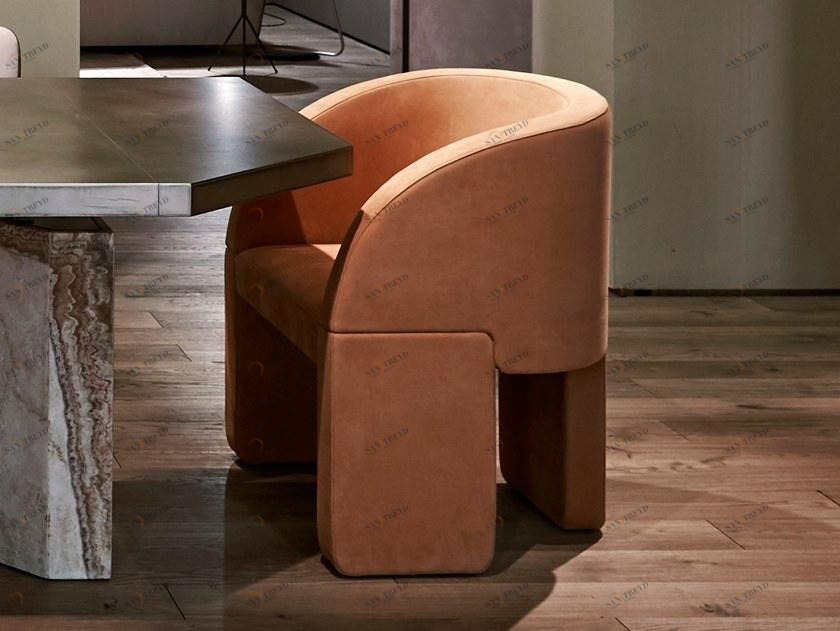 BAXTER Кресло из нубука с подлокотниками sun-id-1348161