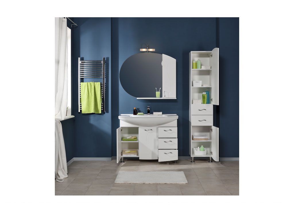 Мебель для ванной Aquanet Моника 105 белый 00187564 - Вид №5