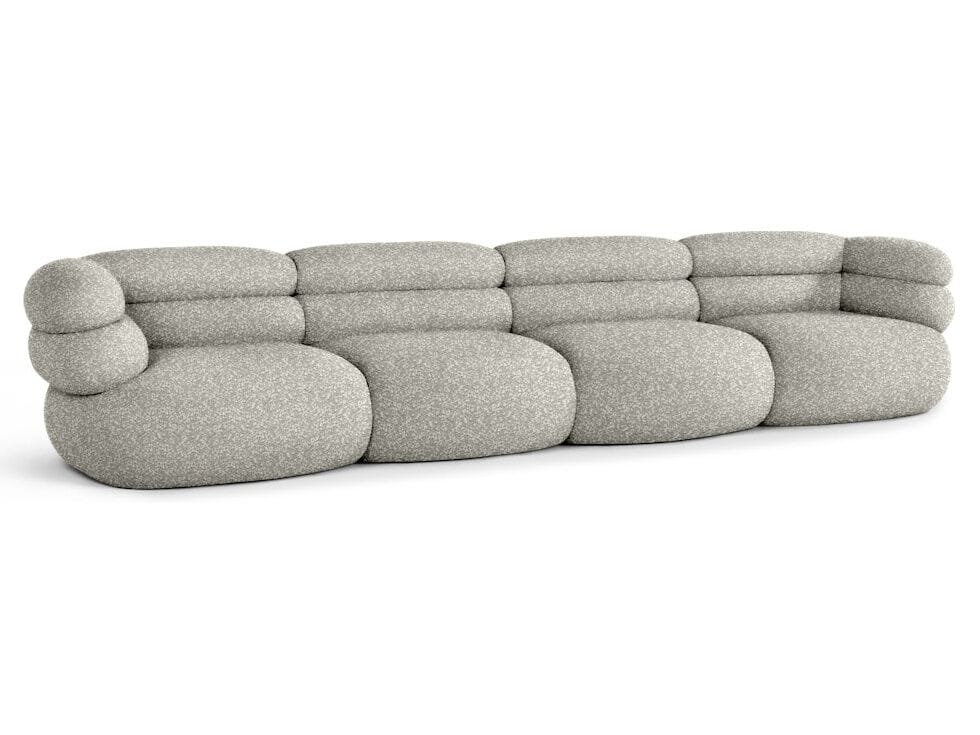 4-местный модульный тканевый диван Knoll Biboni ARCH-00037966 - Вид №5