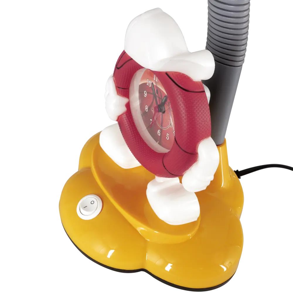 Настольная лампа с часами Camel KD-388 «Баскетбол», цвет жёлтый CAMELION STLM-2072504 - Вид №4