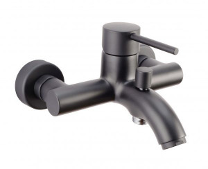 45001NEO Emmevi Piper, однорычажный смеситель для ванны без ручного душа, цвет черный матовый