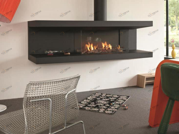 Stûv Открытый стальной камин с панорамным остеклением Tulp sun-id-1396734