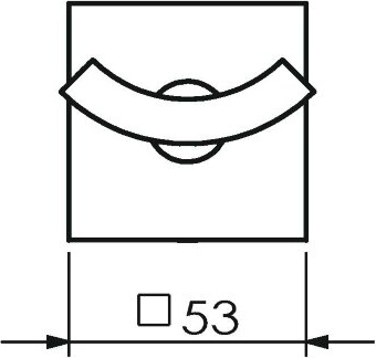 11832A Крючок подвесной цвет хром LANGBERGER LEDRO - Вид №2