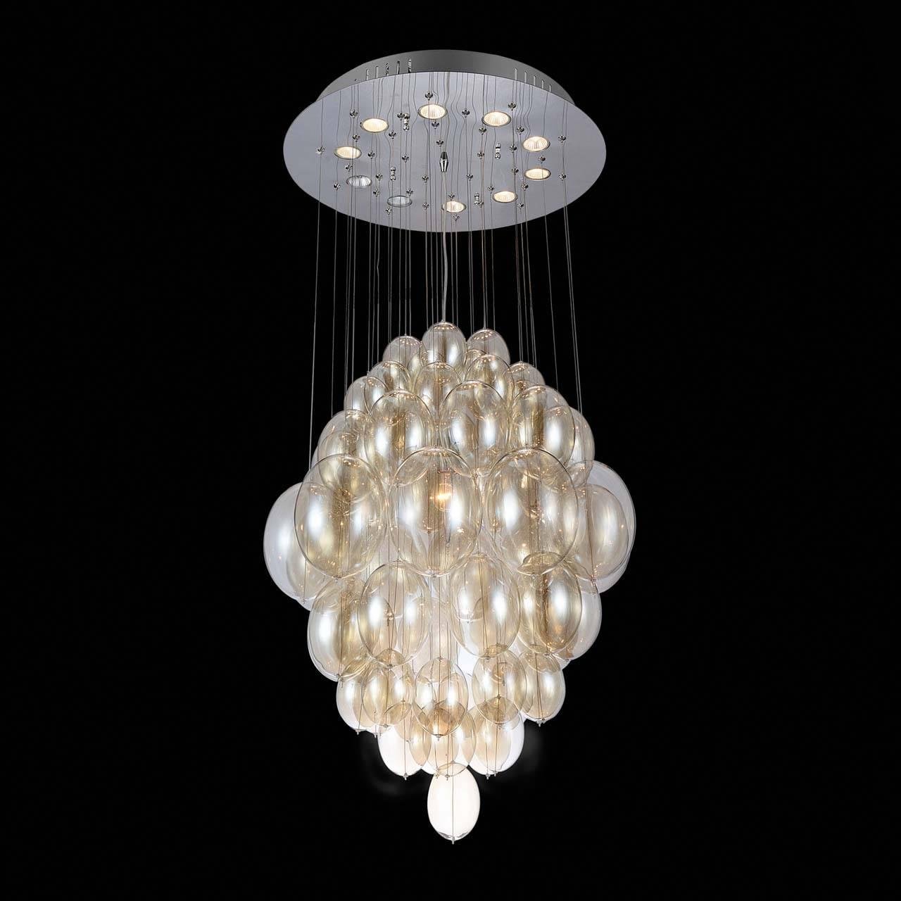 Подвесной светильник ST Luce SL SL677.203.11 ST LUCE ДИЗАЙНЕРСКИЕ, SL677 072275 Прозрачный;серебро  - Вид №1