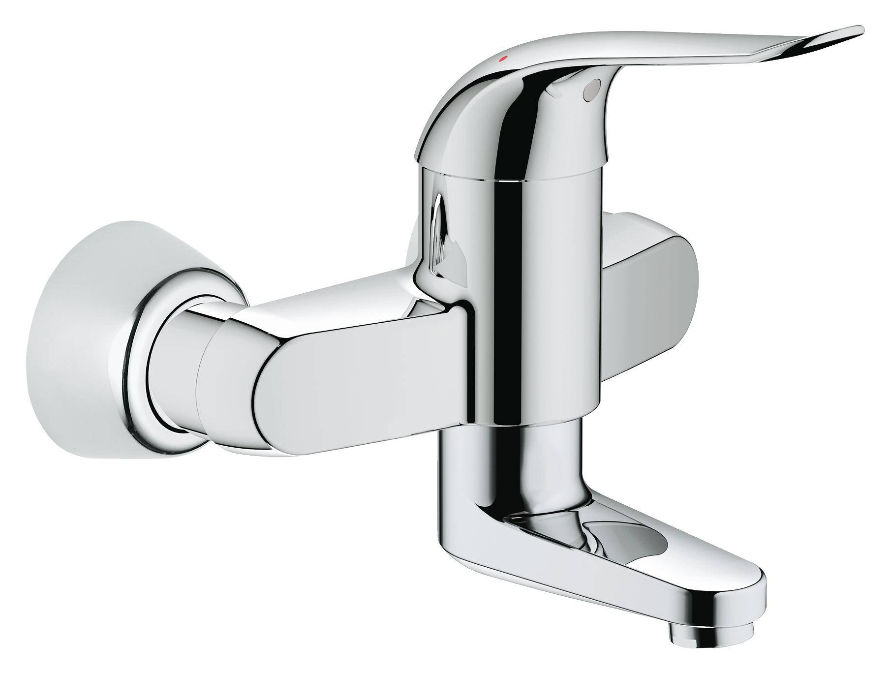 Смеситель для раковины GROHE Euroeco Special (вынос 157 мм, длина рычага 120 мм), хром (32770000)
