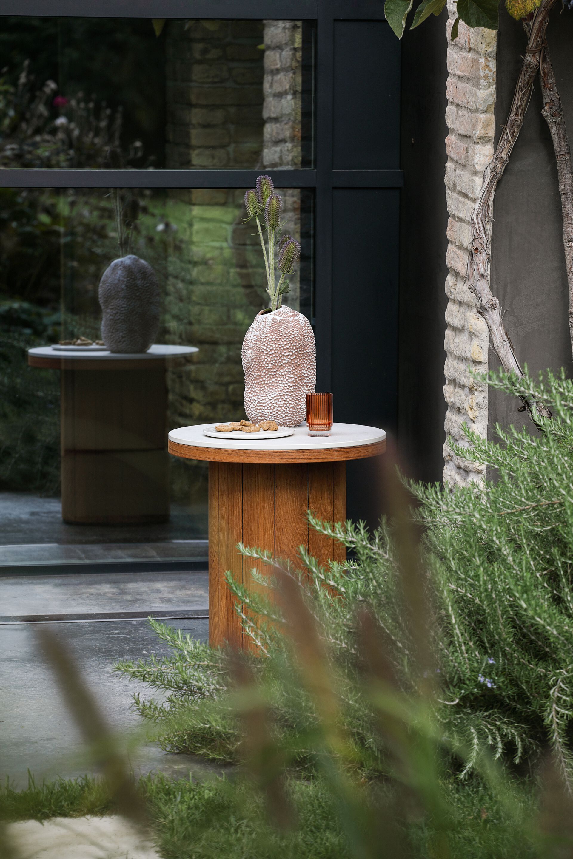 Высокий садовый стол из тикового дерева Atmosphera фрисби ARCH-00056688 - Вид №8