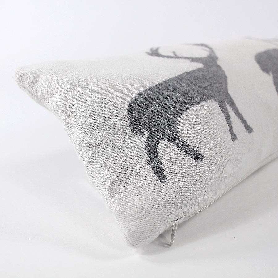 en_ny0056 Подушка-валик с орнаментом deer, 20х80 см EnjoyMe  - Вид №2