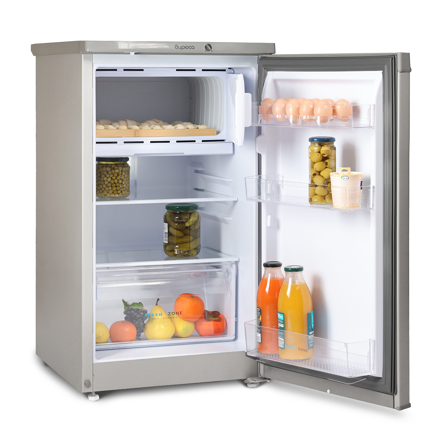 9283693 Холодильник компактный   БИРЮСА M408 серебристый STDN-0096294 - Вид №5