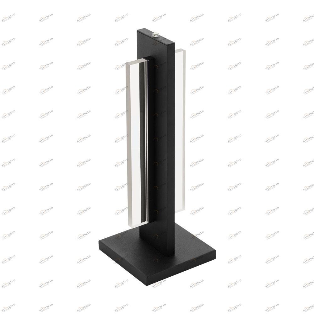 Настольная лампа черная прямоугольная Spadafora 98497 EGLO ИНТЕРЬЕРНЫЕ 00-3834733 Прозрачный;черный 