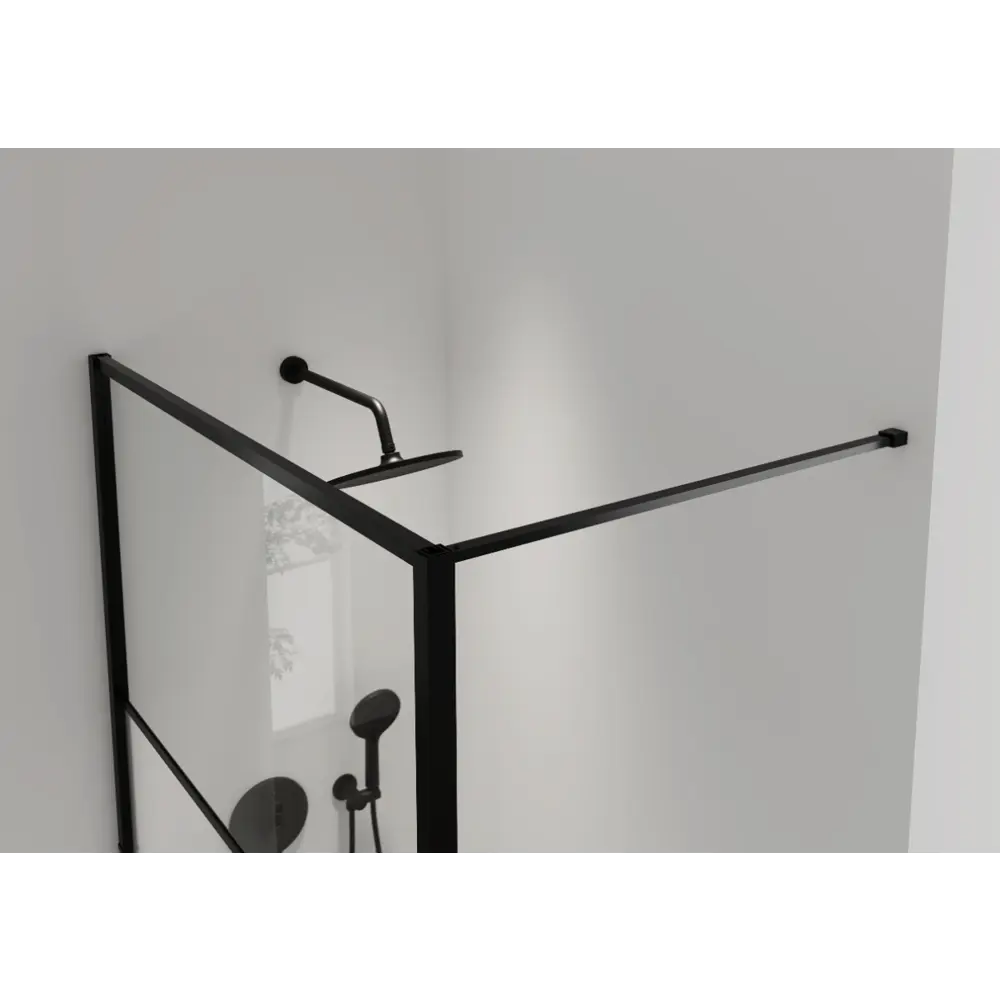 Душевая перегородка Awero Alcora 90x80см стекло прозрачное 6мм STLM-2076631 - Вид №3