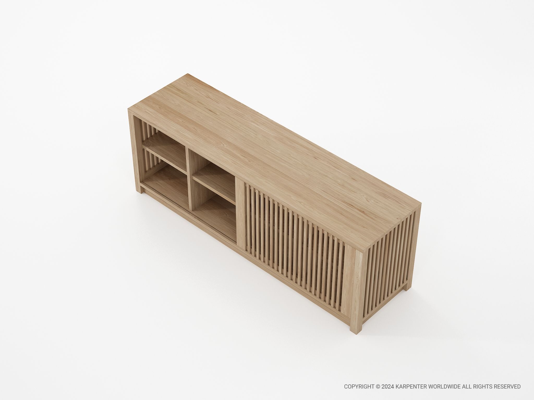 Деревянный шкаф с раздвижными дверями KARPENTER Ray ARCH-00043794 - Вид №4