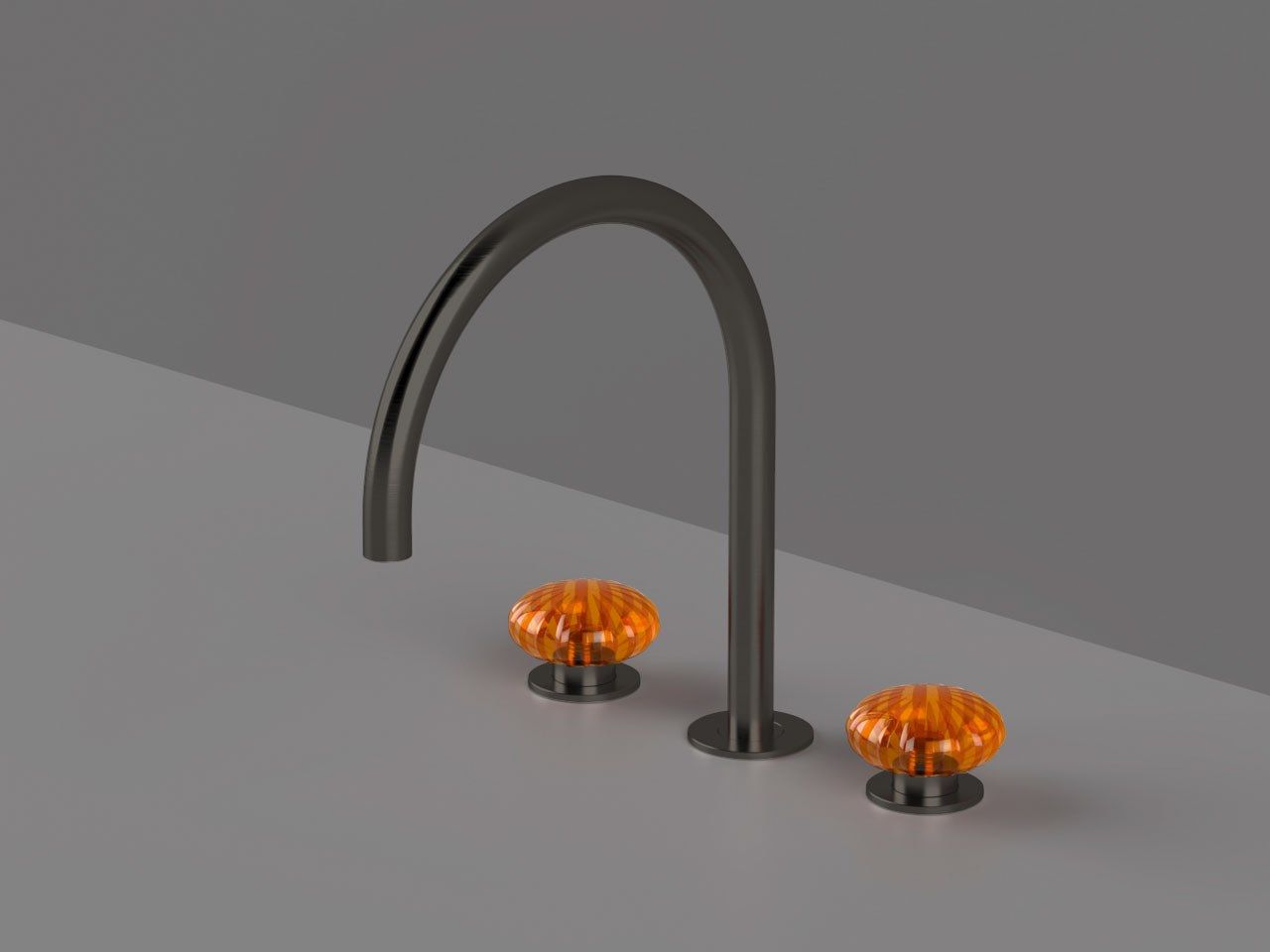 Смеситель для раковины с 3 отверстиями из нержавеющей стали без слива Radomonte Dorin ARCH-00107570 - Вид №12