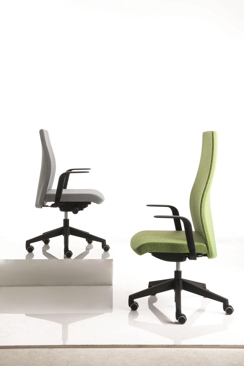 Luxy Регулируемое по высоте кресло руководителя из ткани с подлокотниками Smartoffice sun-id-1382492 - Вид №5