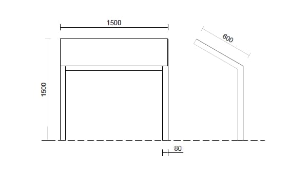 Стальная трибуна Studio Città LEGGIO ARCH-00005079 - Вид №2