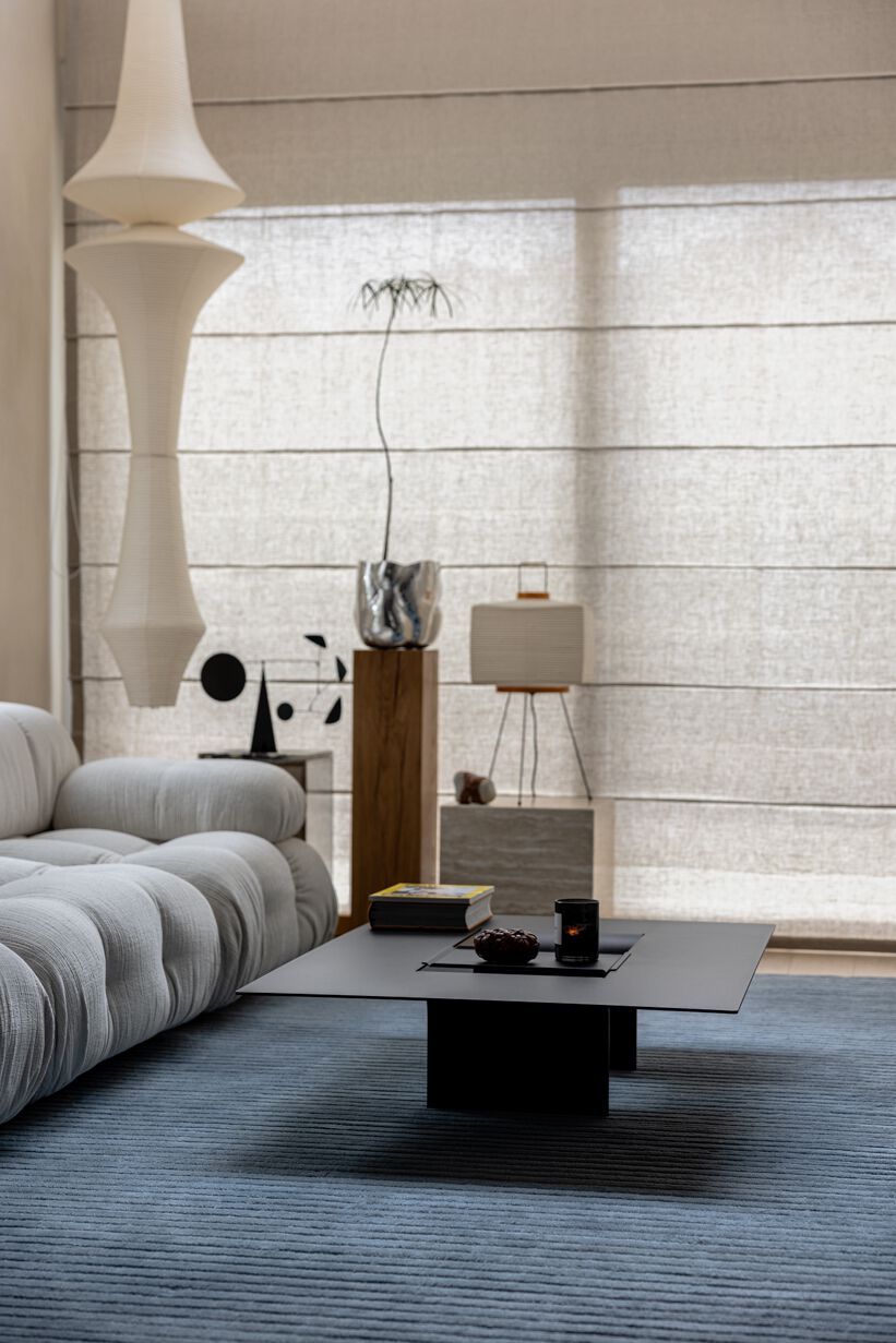 Низкий журнальный столик из листового металла Metallbude CUT ARCH-00111188 - Вид №2