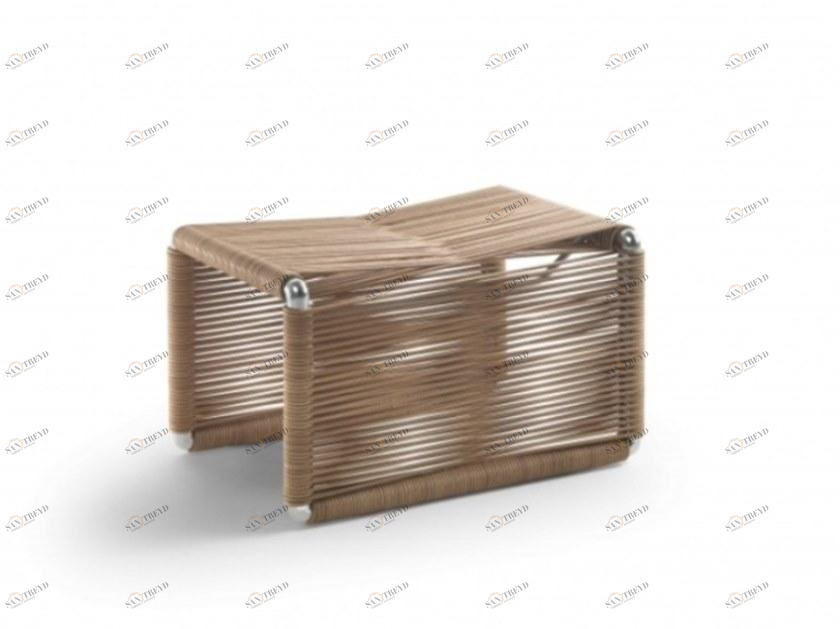 Flexform Низкий стул из кожи Tindari sun-id-1485442