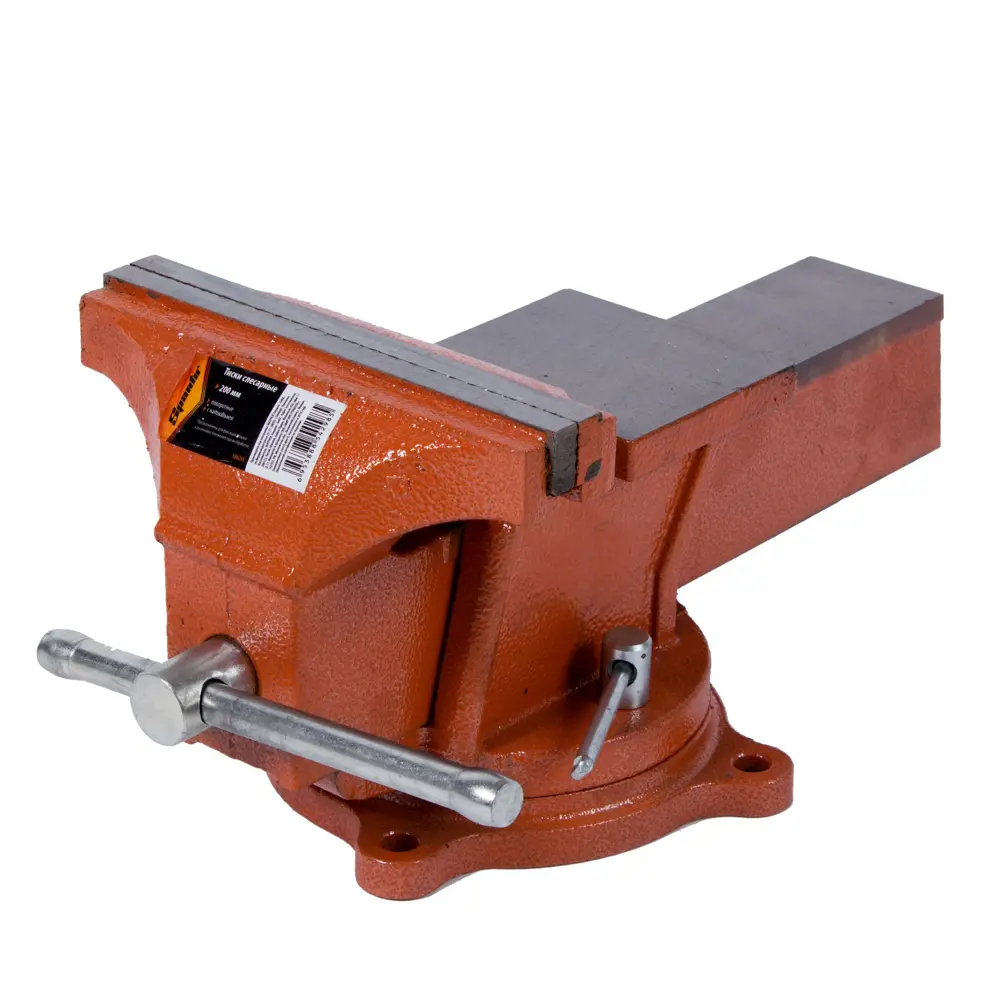 Тиски слесарные поворотные Sparta, с наковальней, 200 мм STLM-2132687