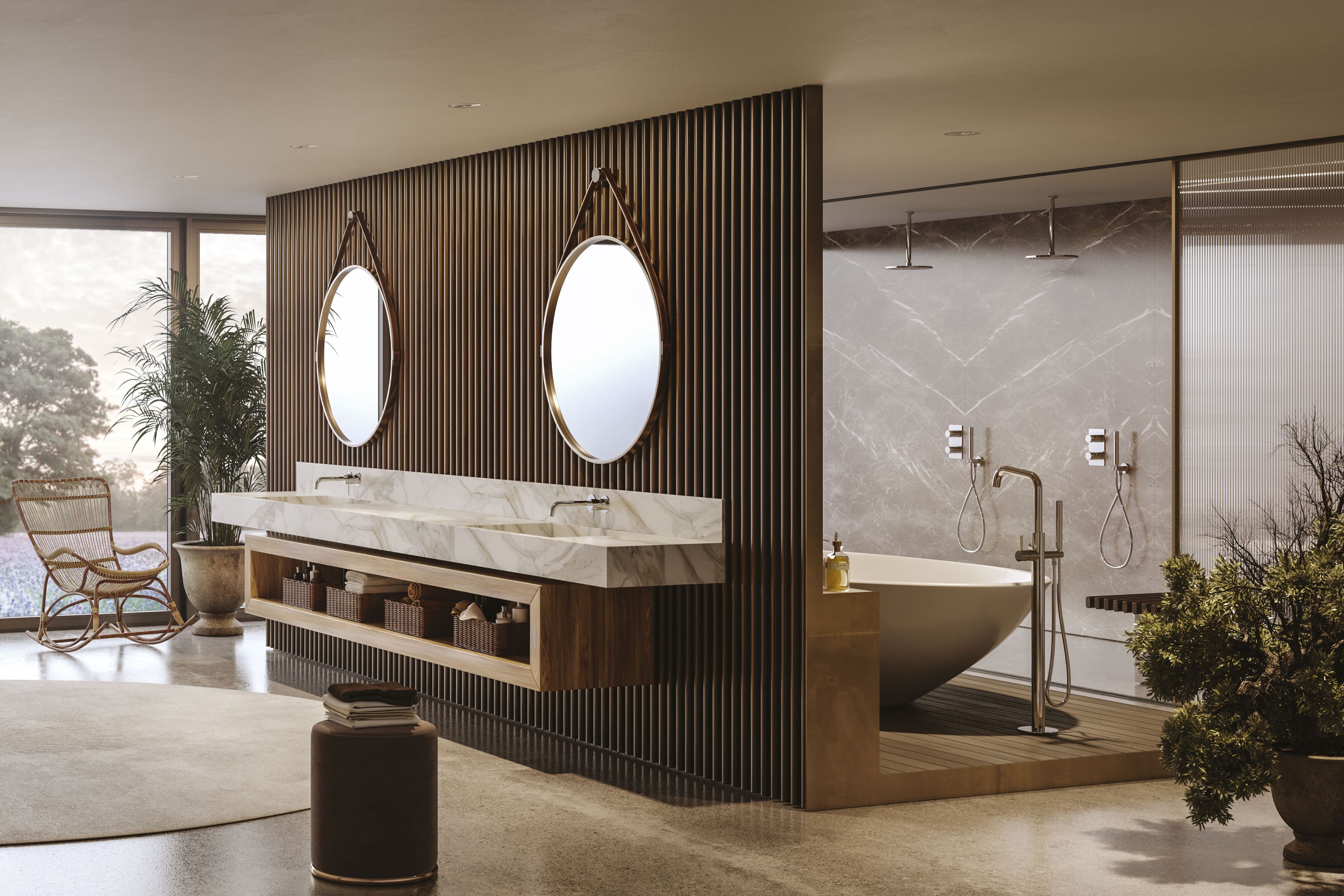 Смеситель для раковины из хромированной латуни Bossini Teo ARCH-00107149 - Вид №3