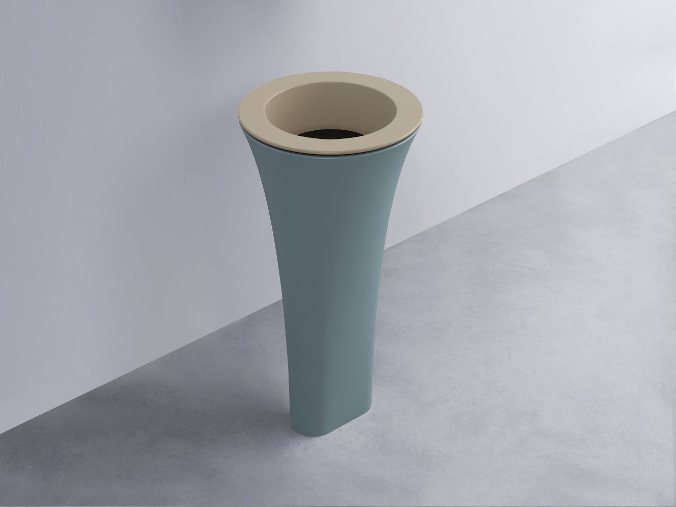 AMLA45-AV+AMPILT-LV+AMCOLT-PL Раковина Amedeo Tondo отдельностоящая cielo Enjoy + Amedeo Ceramica Cielo
