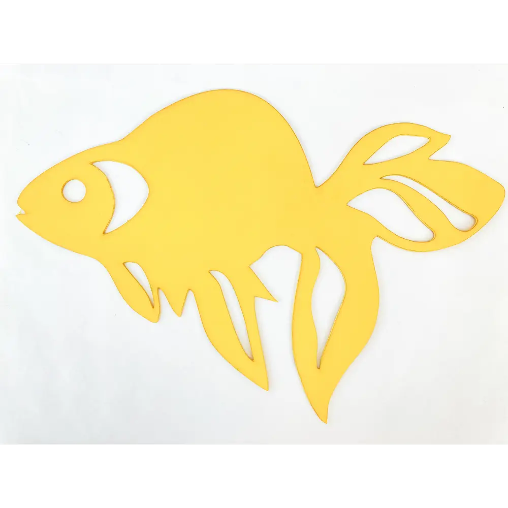 Настенное панно "Золотая рыбка" дерево 63x36 см Симфония STLM-2121585 - Вид №1