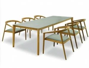 MOBIKA GARDEN Прямоугольный садовый стол из тика Gozo