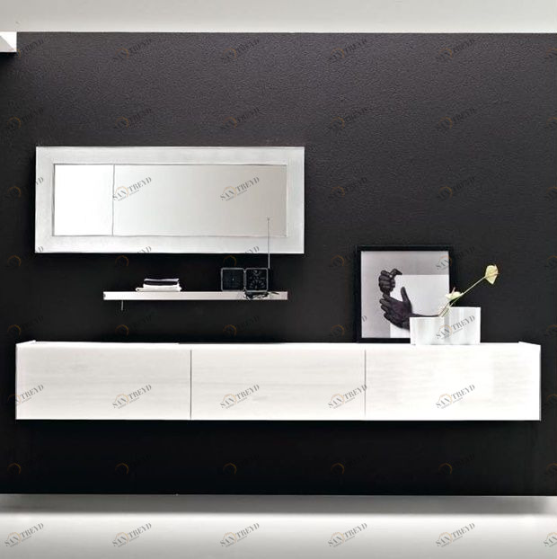 Toscoquattro Комплект мебели для ванной 04 из мрамора TIME белый T3270LA17S6LA