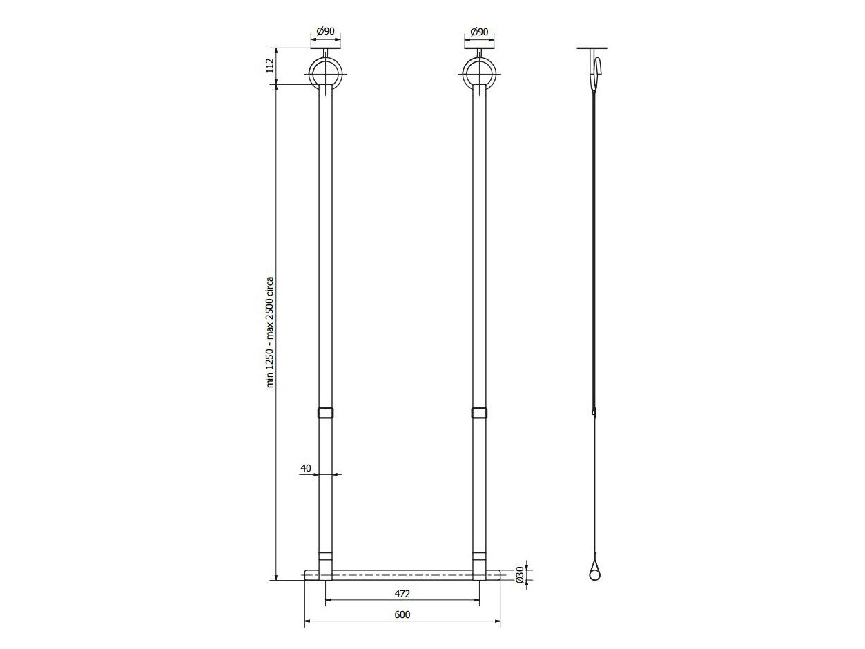 Держатель для полотенец EVER Life Design Gambol ARCH-00034199 - Вид №5