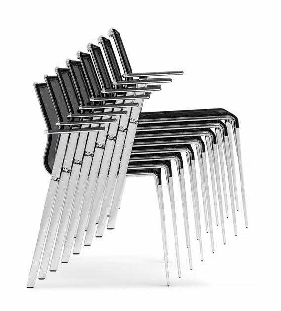 ICF Стул из сетки с подлокотниками Stick chair sun-id-1375946 - Вид №2
