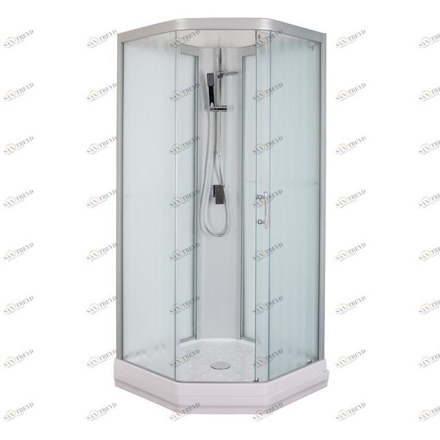 Закрытая душевая кабина Aquanet Penta 90.5x90.5 узорчатое стекло 172275