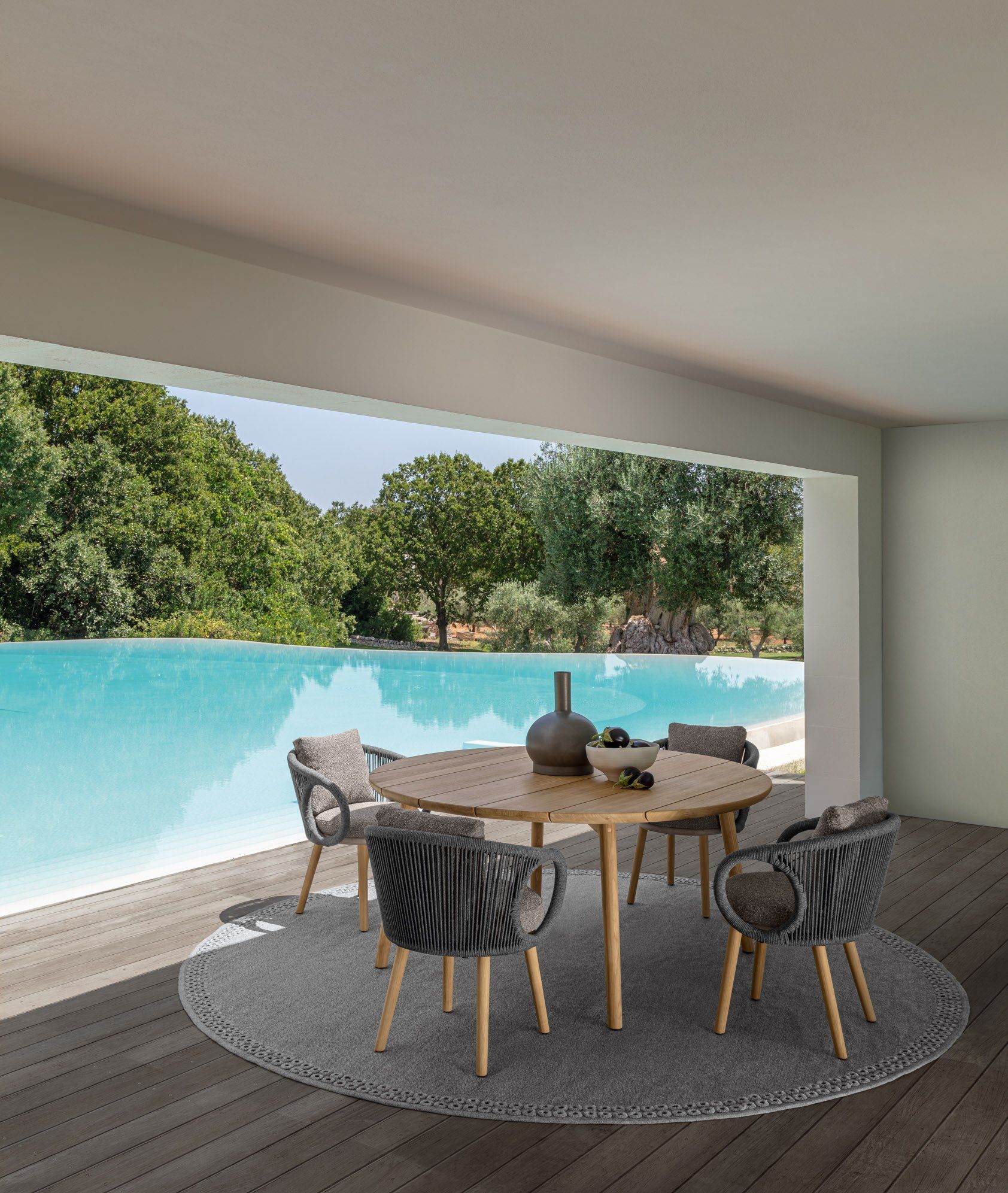 Тканевый садовый стул с подлокотниками Talenti Karen ARCH-00027094 - Вид №7