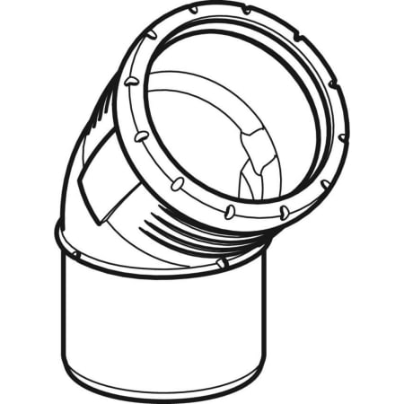 GEBERIT 393.724.14.1 Отвод Geberit Silent-Pro  - Вид №1