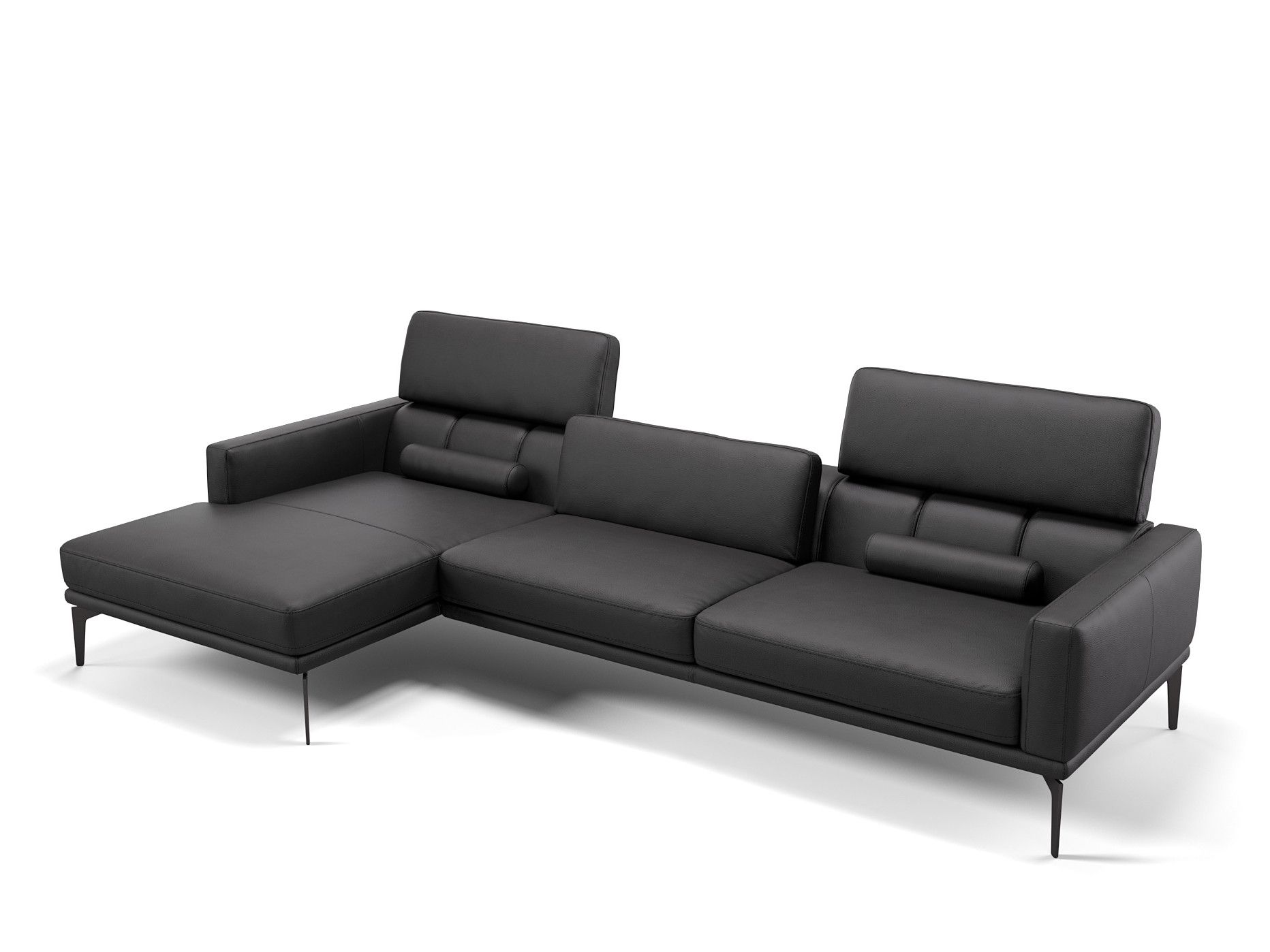 Кожаный диван с полуостровом Sofanella SALERNO ARCH-00087736