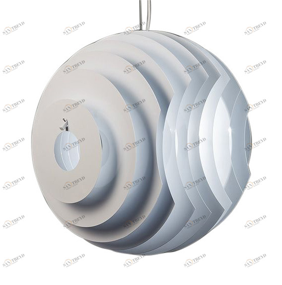 Люстра подвесная с металлическим плафоном D 60 см белая Frezia Light 90007 FREZIA LIGHT ДИЗАЙНЕРСКИЕ 00-3953634 Белый 