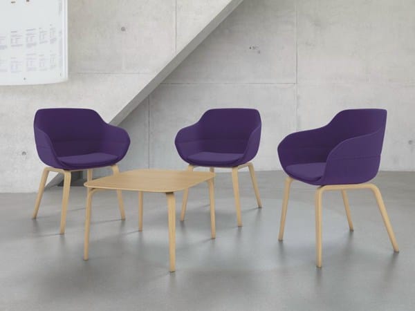 Мягкий тканевый стул с подлокотниками Brunner crona ARCH-00128303 - Вид №1