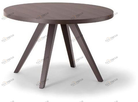 Tirolo Круглый журнальный столик из массива дерева Milano 083 h44 t
