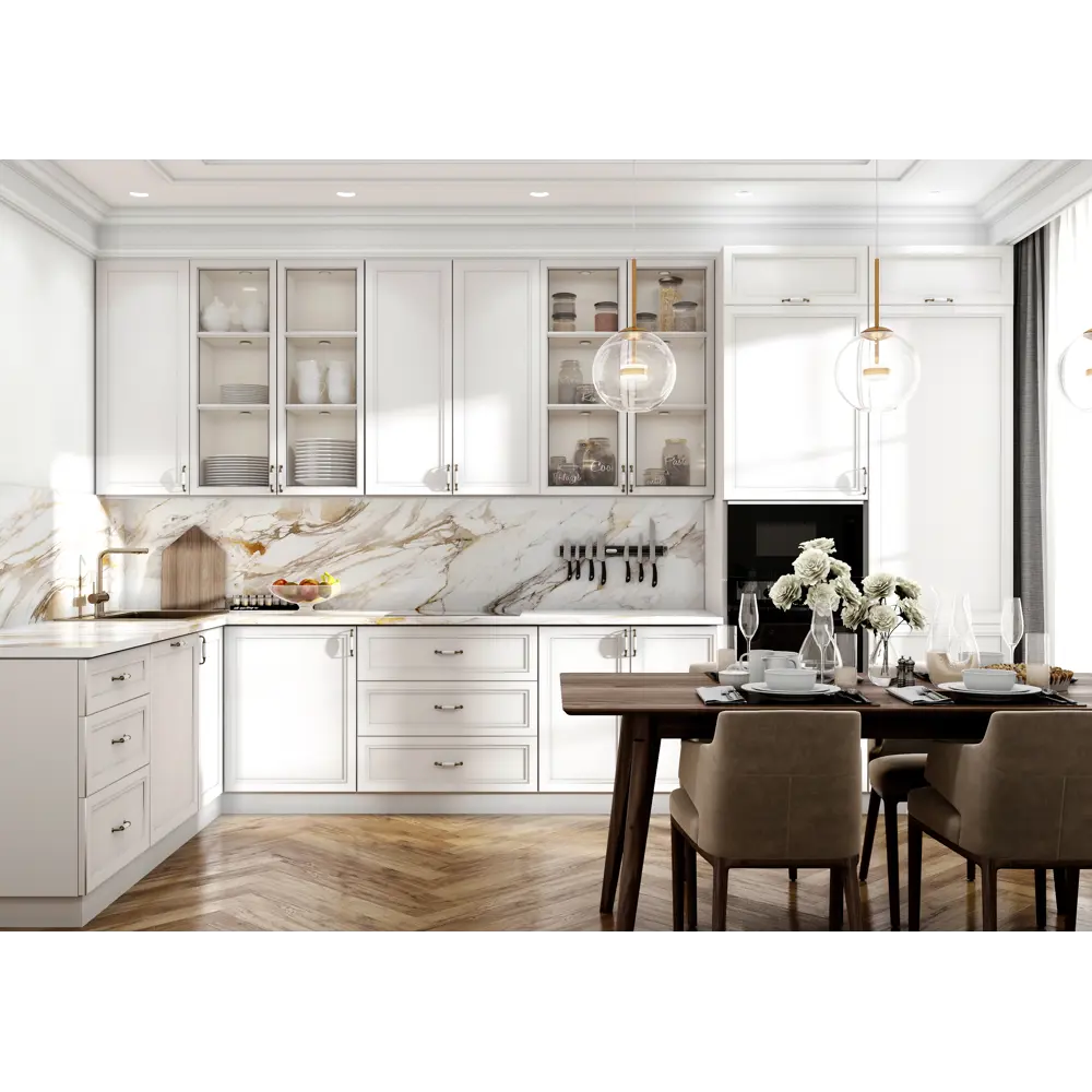 Фасад кухонный Delinia ID Решётка 14.7x102.1 см белый МДФ 82011428 STLM-0017534 - Вид №4