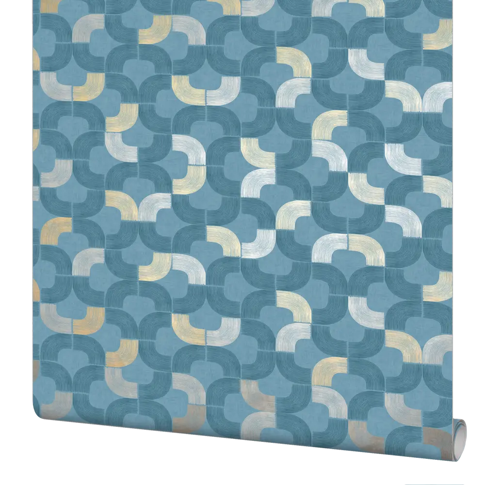 Обои флизелиновые Inspire Concept синие 1.06 м 648546 STLM-2040178