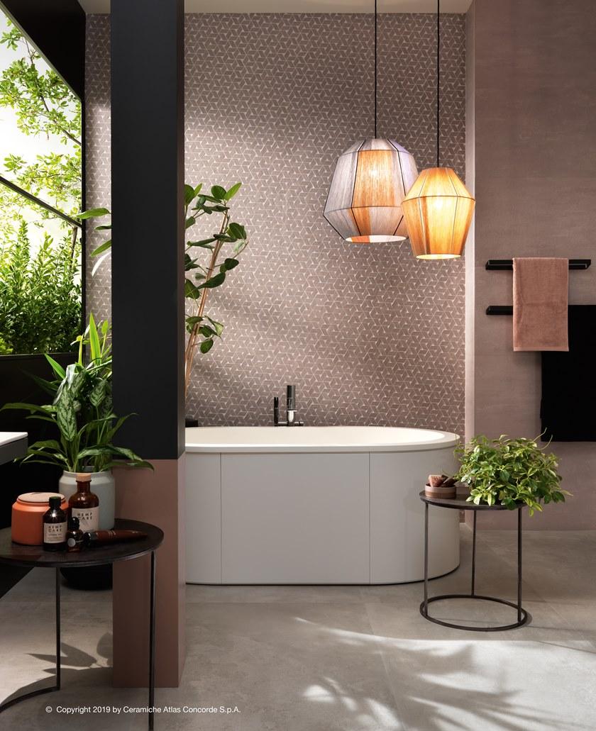 Atlas Concorde Белая плитка для стен с эффектом бетона Raw sun-id-1483334 - Вид №40