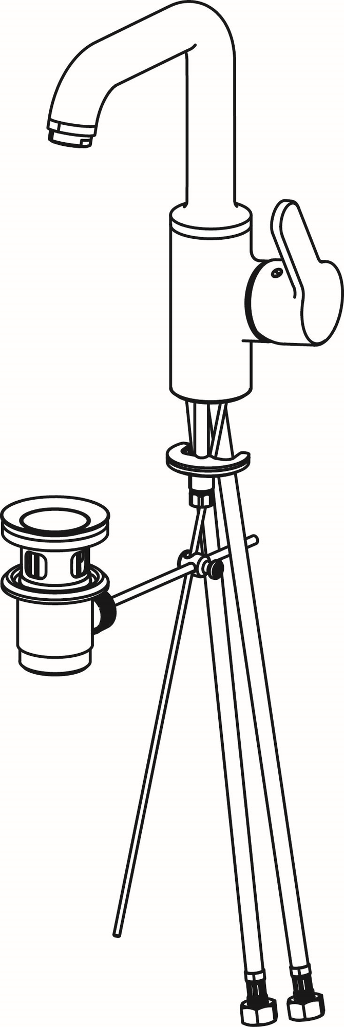 Oras 2933F Смеситель для умывальника 2933F Aquita Хром  - Вид №2