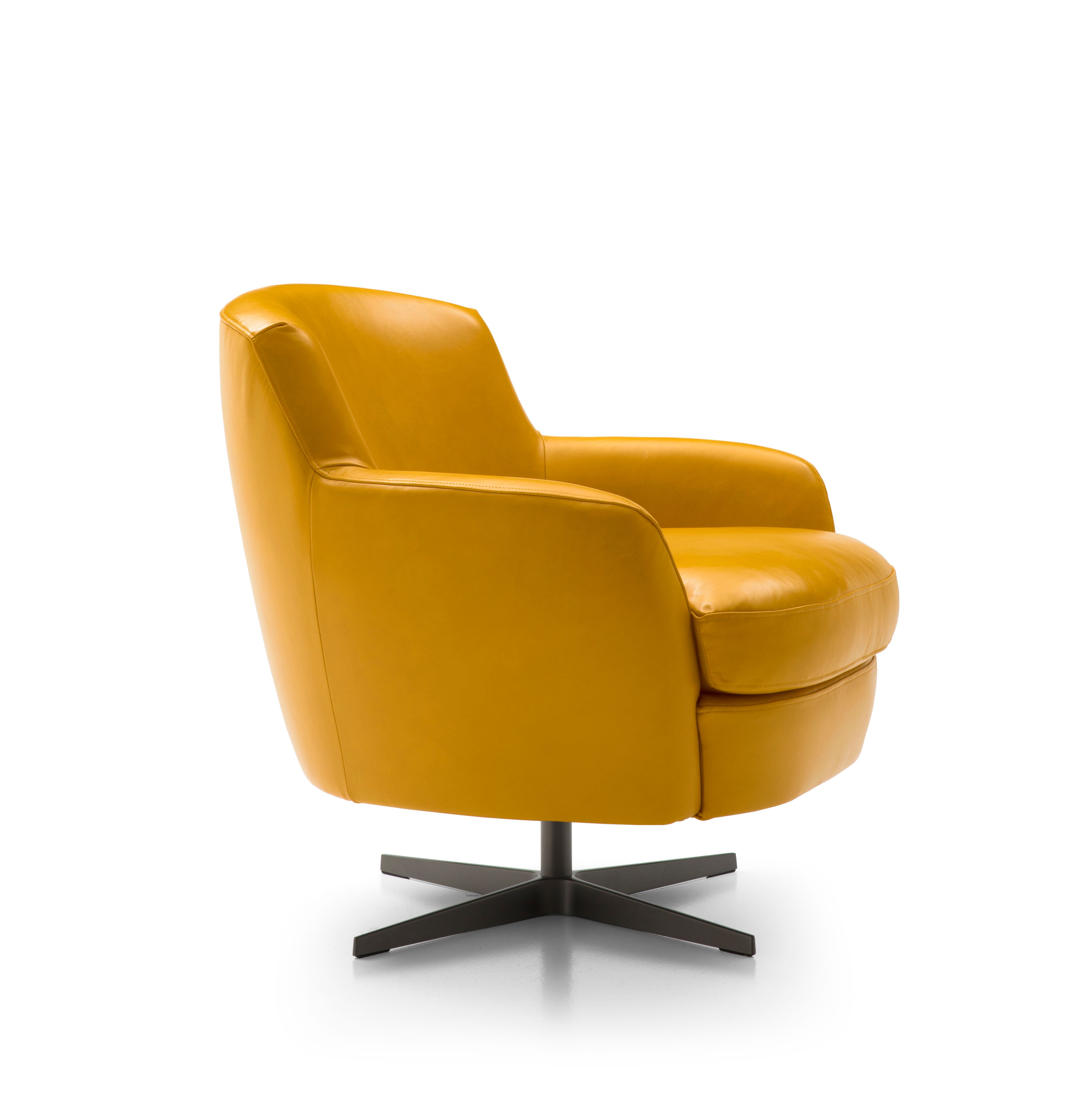 Кожаное вращающееся кресло с подлокотниками BODEMA CAROL ARCH-00149980 - Вид №10