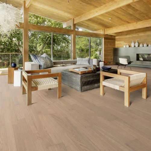 Паркетная доска Kahrs Дуб Прилив Линнея Полуматовая Брашированная 2600200571 - Вид №3