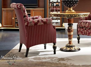 Modenese Gastone Кресло из ткани с подлокотниками Bella vita