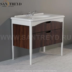 920140 Мебель напольная из дерева под консоль арт. 1049, 100x55. Retro