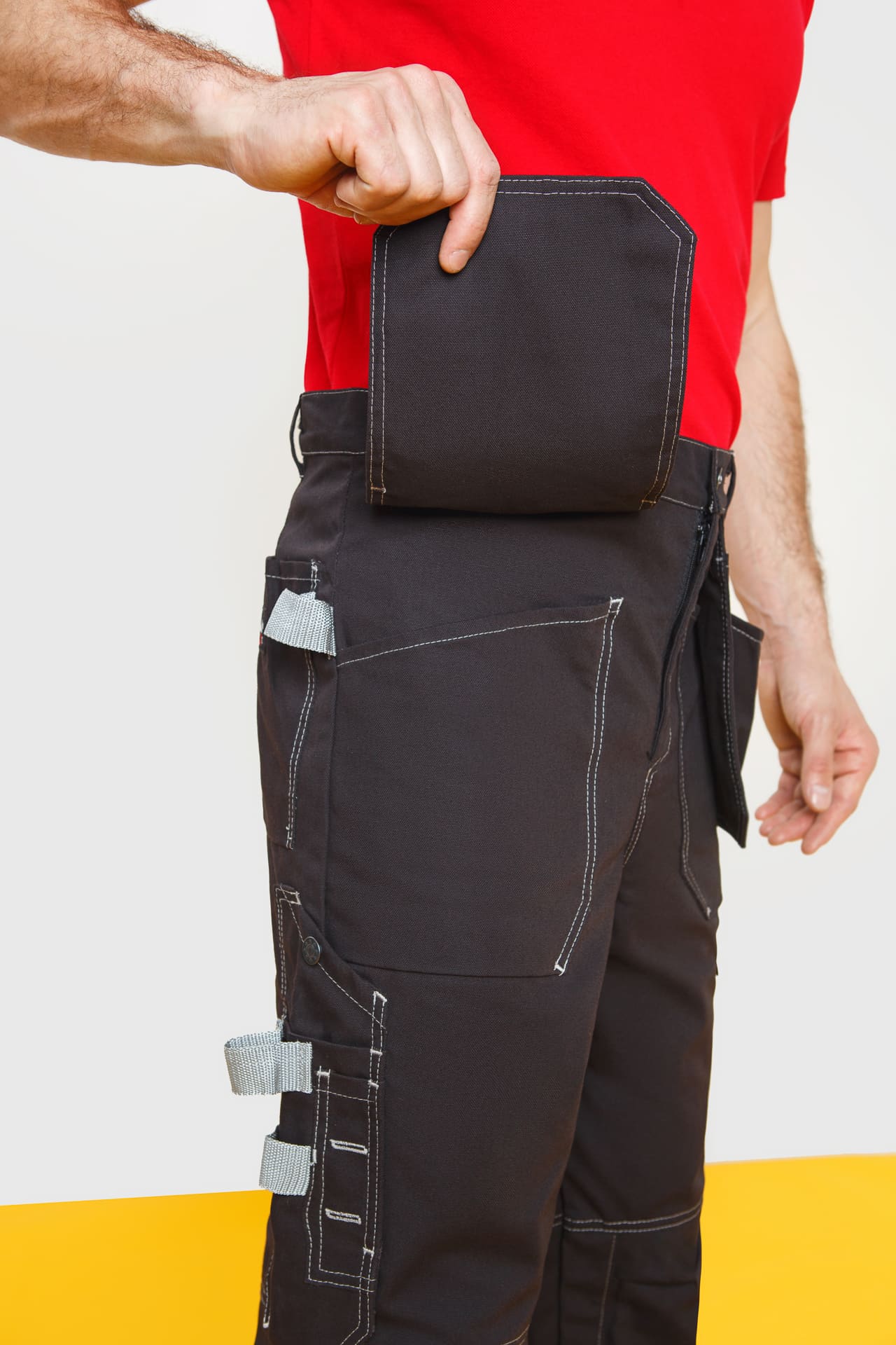 62053 Брюки  черные Union Space  Летняя спецодежда  размер 56-58/182-188  - Вид №6