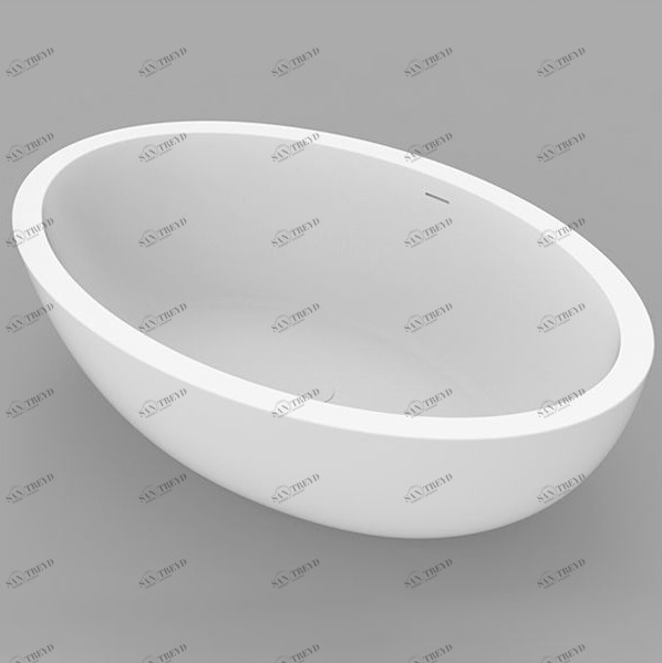 Dimasi Ванна овальная отдельностоящая Emerald Tub белая EMR0323