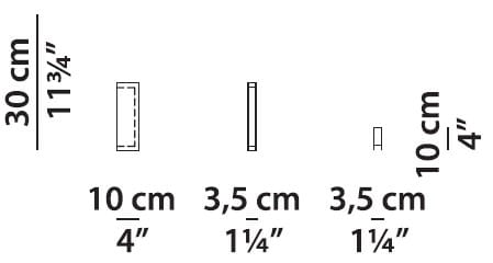 Латунный светодиодный настенный светильник Baxter Blade ARCH-00016176 - Вид №2