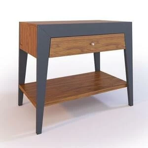 Тумба прикроватная Still, серая, средняя