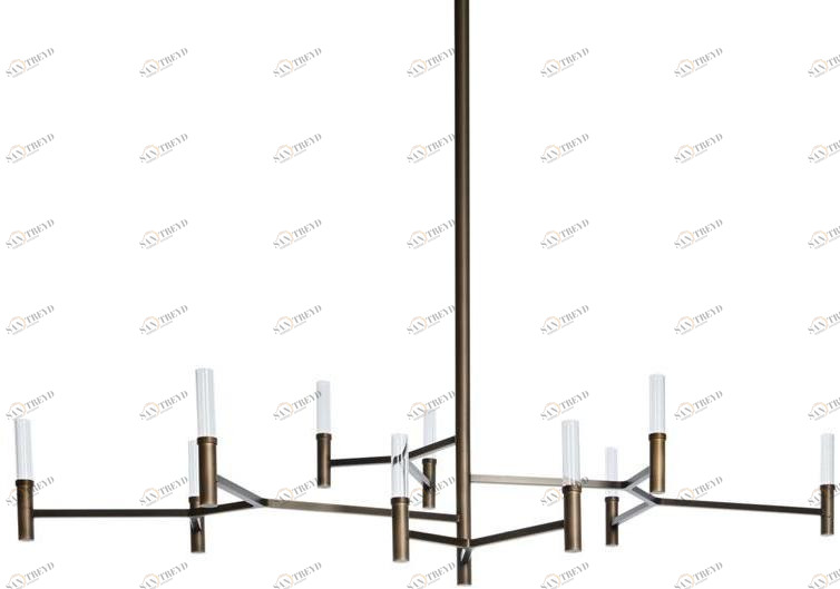 VeniceM Люстра из латуни с диммером Root sun-id-1358714